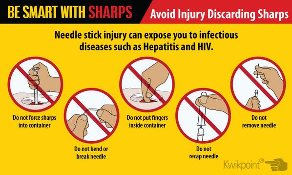Needlestick injuries, discarded needles and the risk of HIV